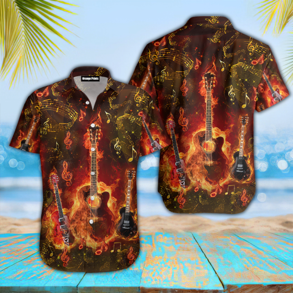Guitar Hawaiian Shirt | For Men & Women | HW2888