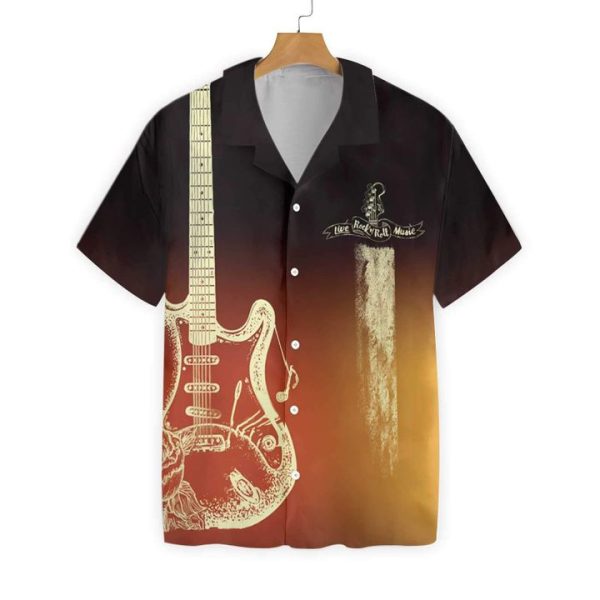 Guitar Rock N Roll Colorful Hawaiian Shirt | For Men & Women | HL2687
