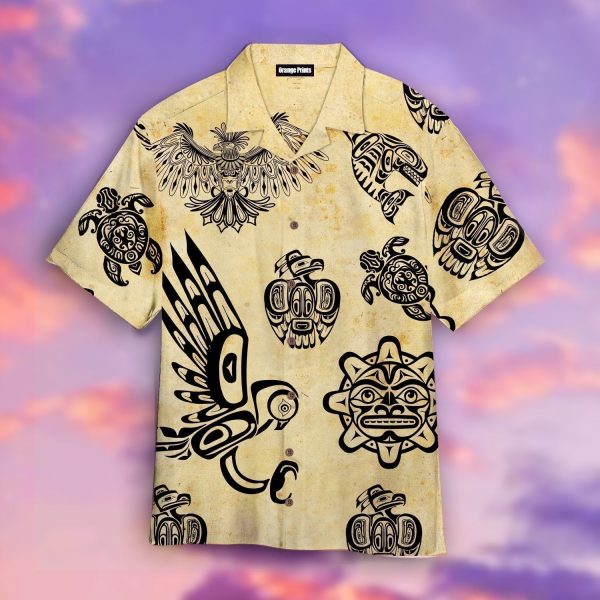 Haida Tattoo Hawaiian Shirt | For Men & Women | WT5929N