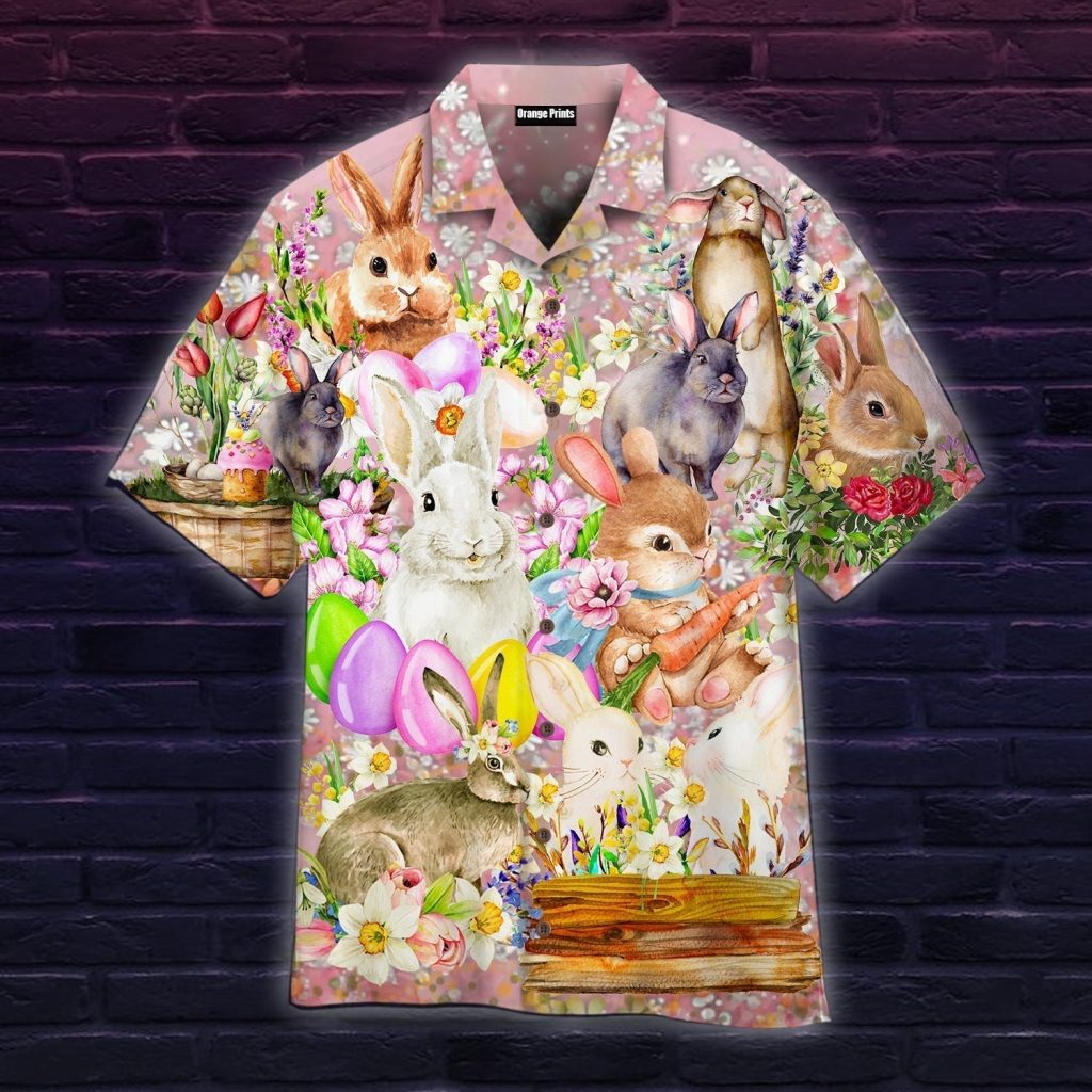 Happy Bunny Happy Easter Day Hawaiian Shirt | For Men & Women | WT1735