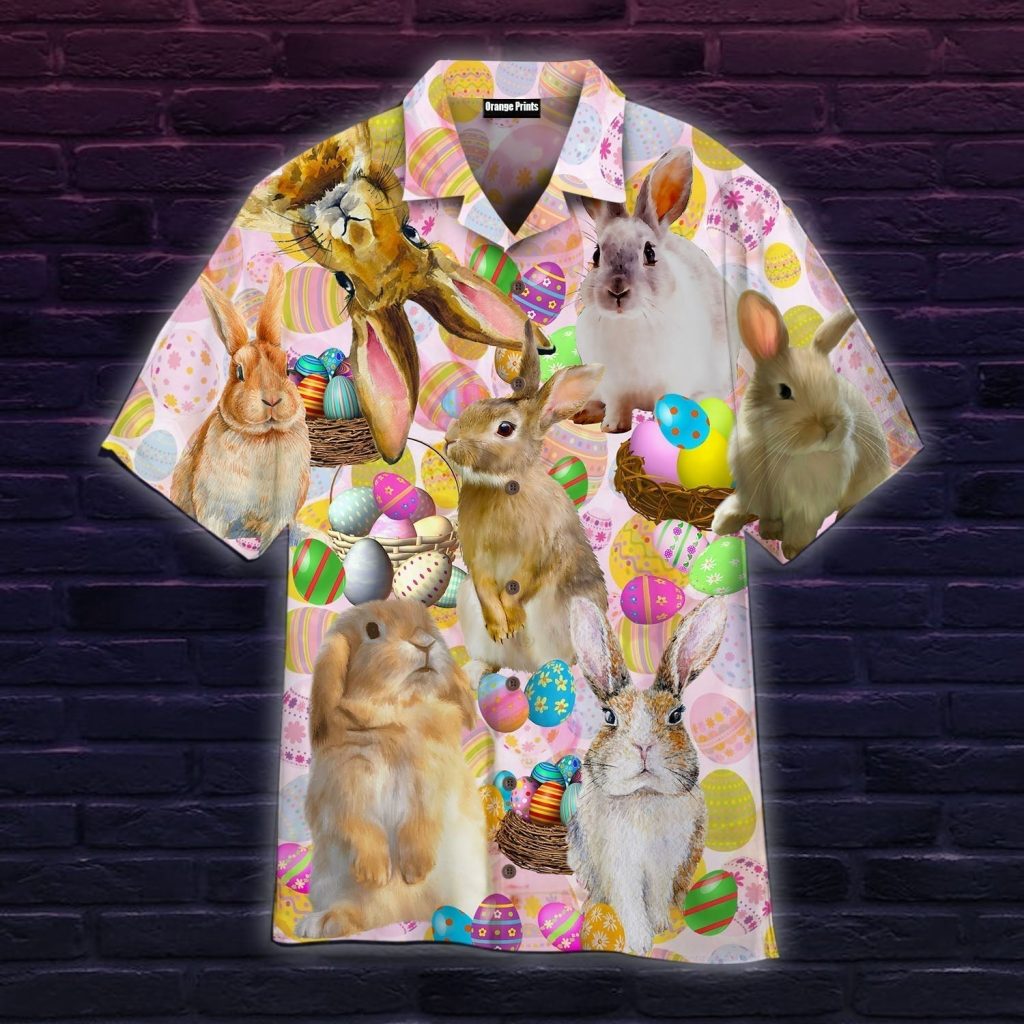 Happy Easter Bunny Day Hawaiian Shirt | For Men & Women | WT1734
