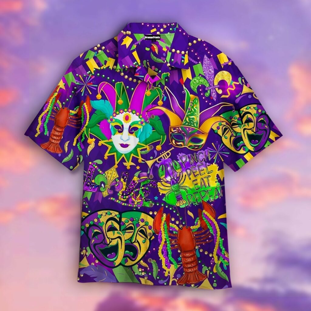 Happy Mardi Gras Hawaiian Shirt | For Men & Women | WT1805