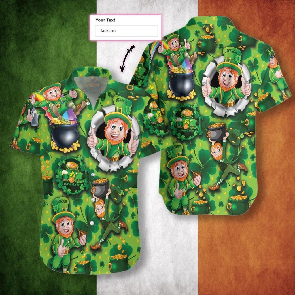 Happy Saint Patricks's Day Custom Hawaiian Shirt | For Men & Women | HN1608