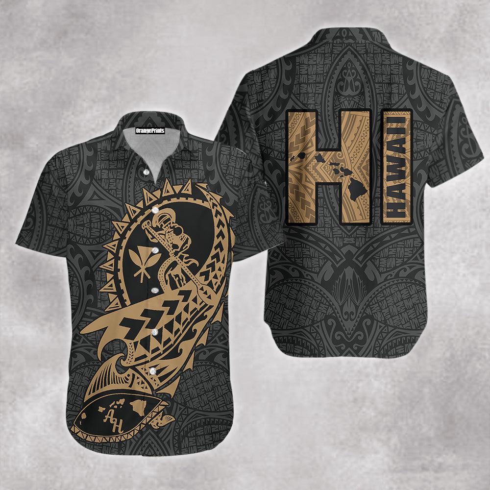 Hawaii Warrior Hawaiian Shirt | For Men & Women | WT6148