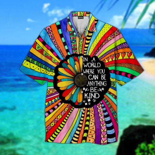 Hippie Sunflower Hawaiian Shirt | For Men & Women | HW4376
