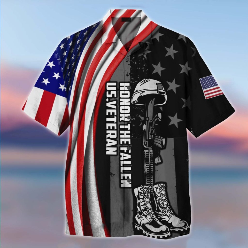 Honor The Fallen US Veteran Hawaiian Shirt | For Men & Women | HW8496