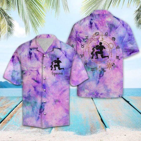 Horoscope Aquarius Lover Hawaiian Shirt | For Men & Women | HW3359