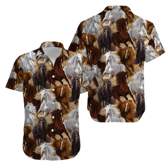 Horse Hawaiian Shirt | For Men & Women | HW5203