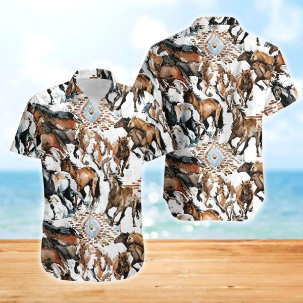 Horse Hawaiian Shirt | For Men & Women | HW7017