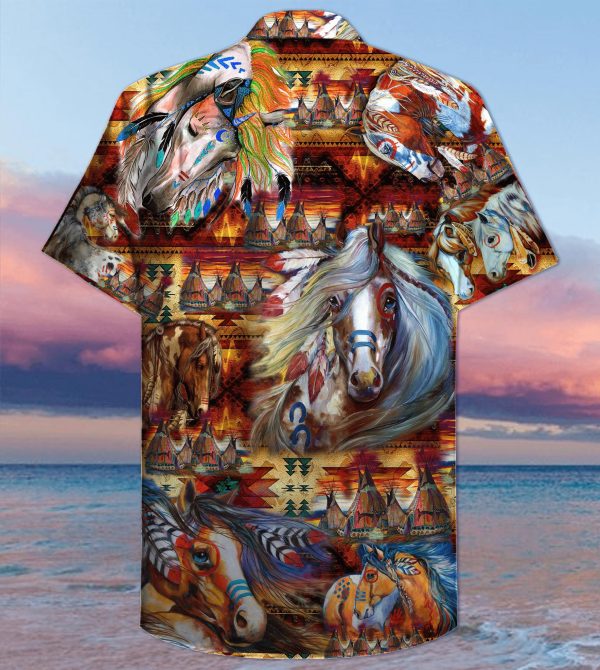 Horse Native American Hawaiian Shirt | For Men & Women | HW3477