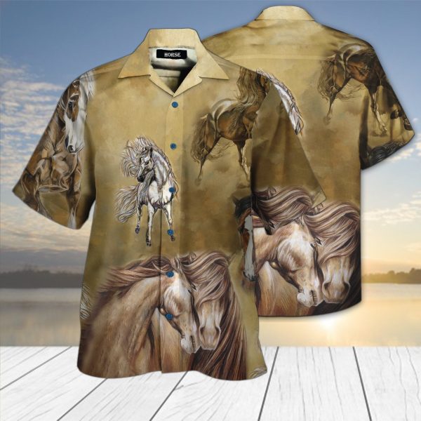 Horse Running Hawaiian Shirt | For Men & Women | HW4258