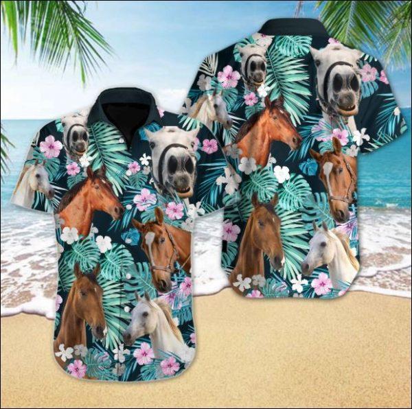 Horse Tropical Hawaiian Shirt | For Men & Women | HW4184