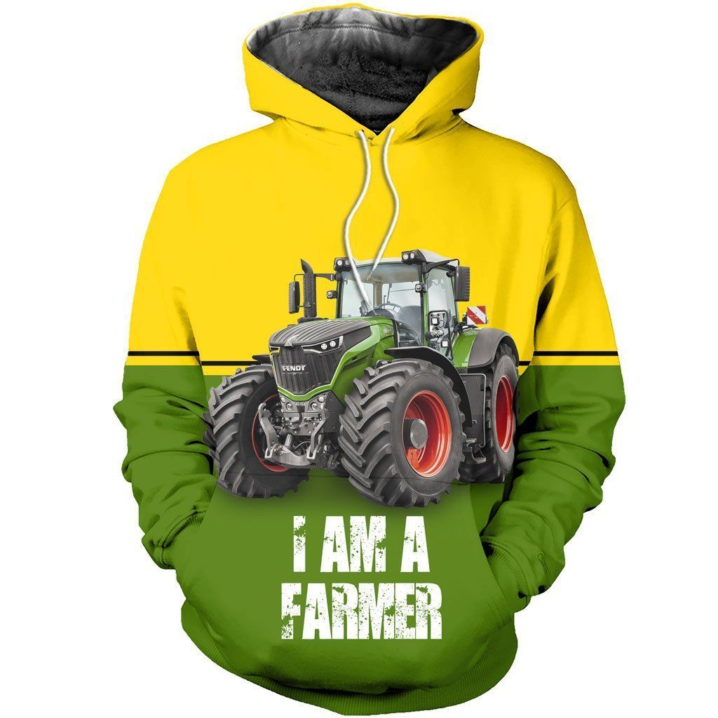 I Am A Farmer Yellow Green All Over Print | For Men & Women | HO1664