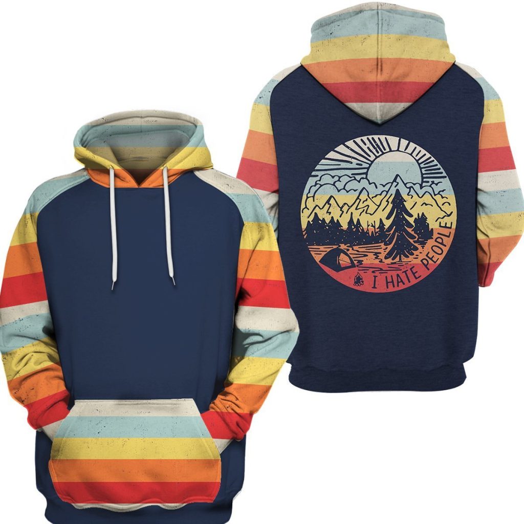 IHP Vintage Color Camping All Over Print | For Men & Women | HT1284