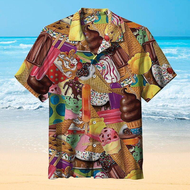 Ice Cream Sweets Lovers Hawaiian Shirt | For Men & Women | HW7389