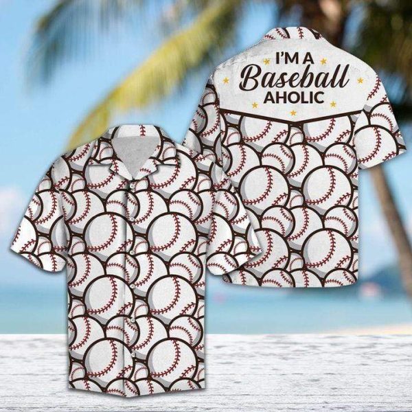 I'm A Baseball Aholic Hawaiian Shirt | For Men & Women | HL2911