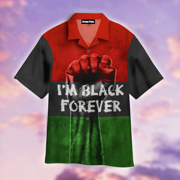 Im Black Forever Green And Red Hawaiian Shirt | For Men & Women | WT5925