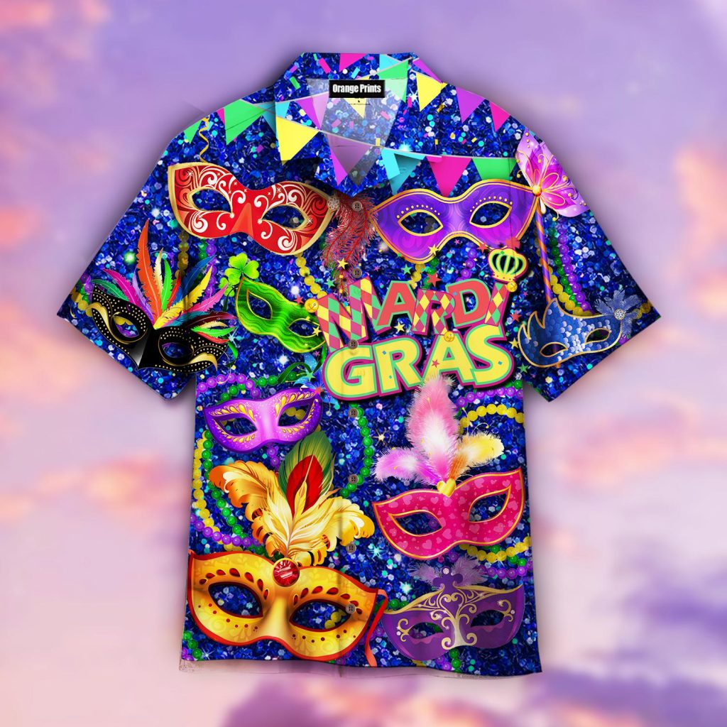 I'm Just Here For The Beads Mardi Gras Hawaiian Shirt | For Men & Women | WT1912