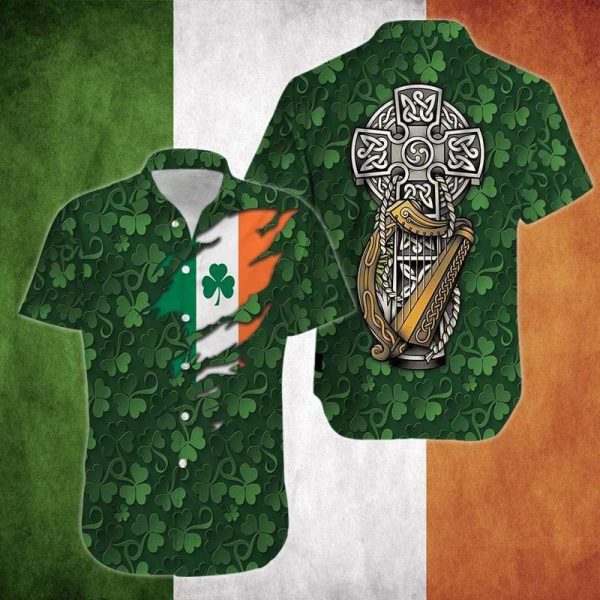 Ireland Patrick Day Hawaiian Shirt | For Men & Women | HL1459