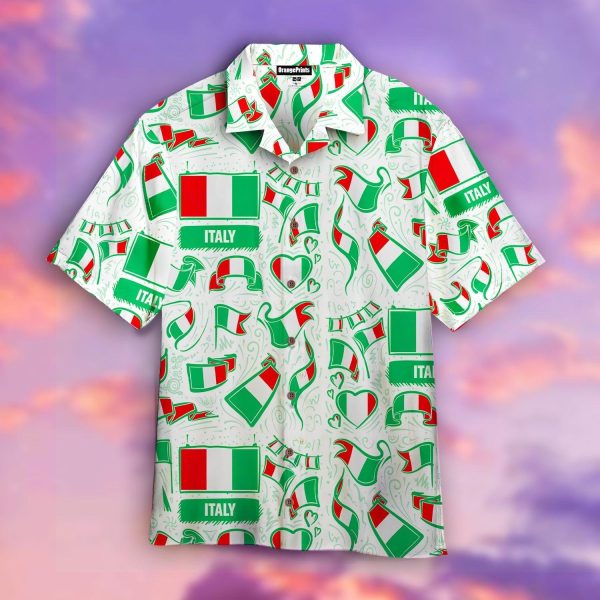 Italy Flag Hawaiian Shirt | For Men & Women | HW8789
