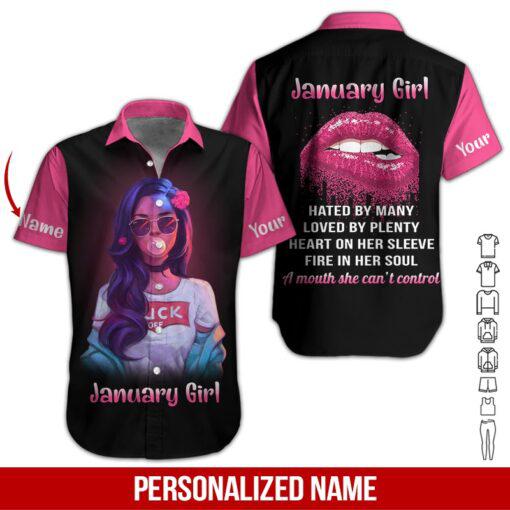 January Girl Custom Hawaiian Shirt | For Men & Women | HN3443