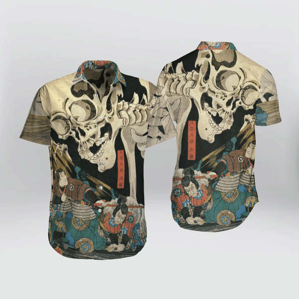 Japanese Aesthetic Ukiyoe Hawaiian Shirt | For Men & Women | HL2962