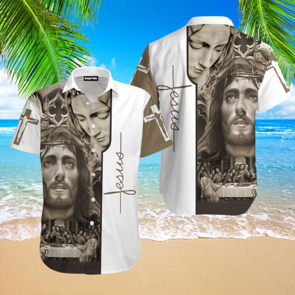 Jesus Bless America Hawaiian Shirt | For Men & Women | HW3839