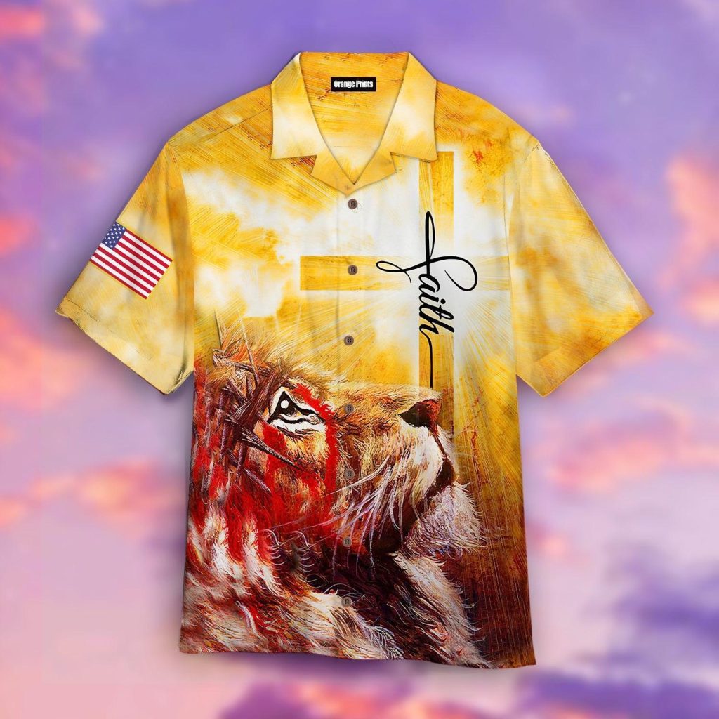 Jesus Lion Hawaiian Shirt | For Men & Women | WT6039