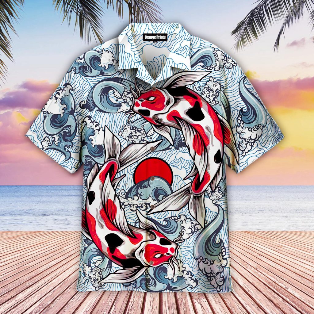 Koi Fish Hawaiian Shirt | For Men & Women | WT3090