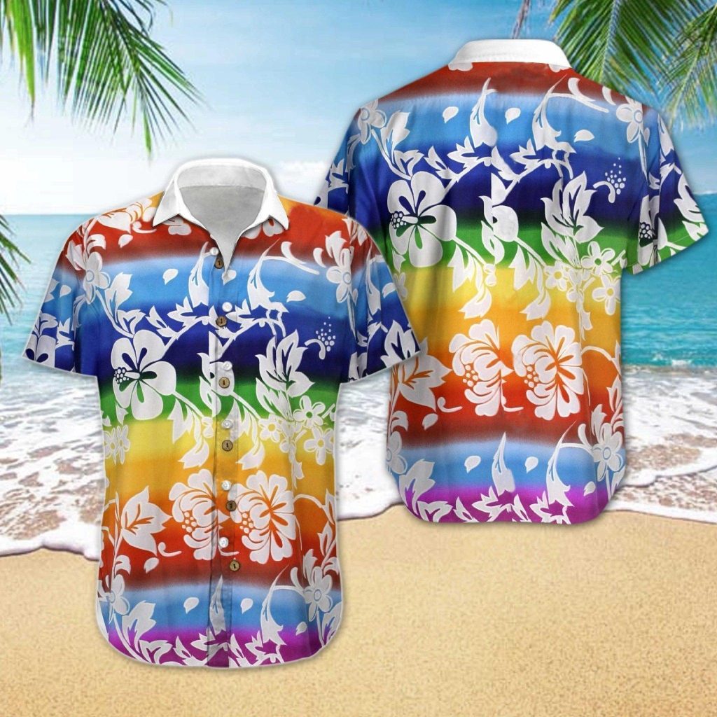 LGBT Flower Hawaiian Shirt | For Men & Women | HW1259