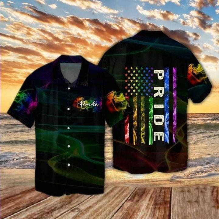 LGBT Pride Flag Hawaiian Shirt | For Men & Women | HW4591