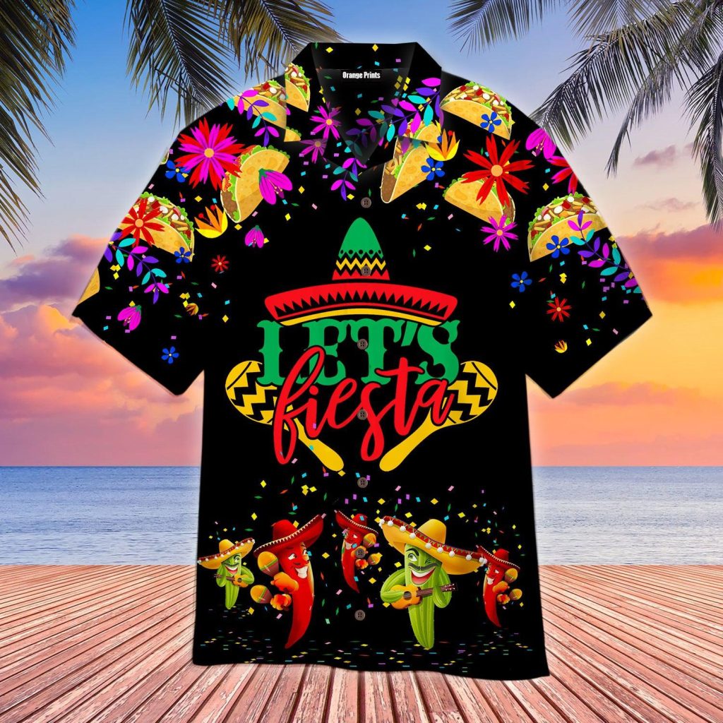 Let's Fiesta Cinco De Mayo Hawaiian Shirt | For Men & Women | WT8014