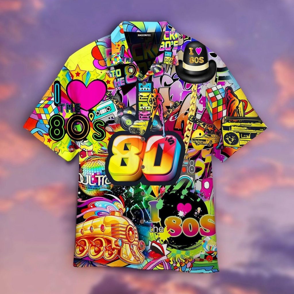 Life Is Better With 80s Music Party Colorful Aloha Hawaiian Shirt | For Men & Women | HW4832