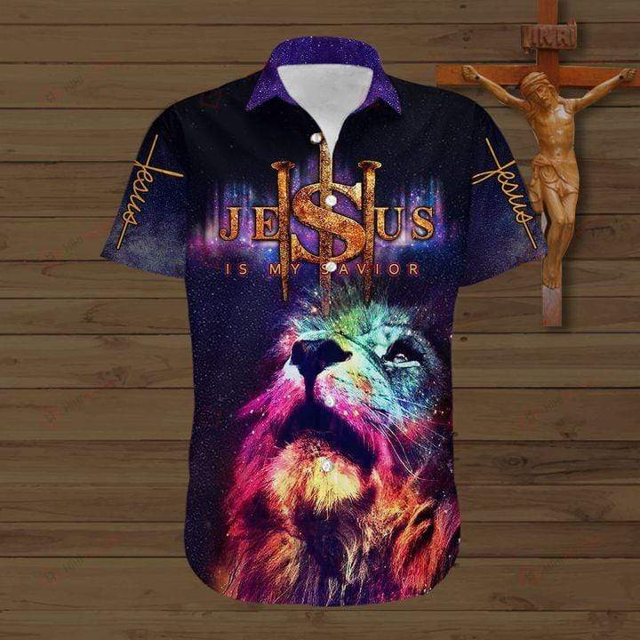 Lion Jesus Hawaiian Shirt | For Men & Women | HW6686