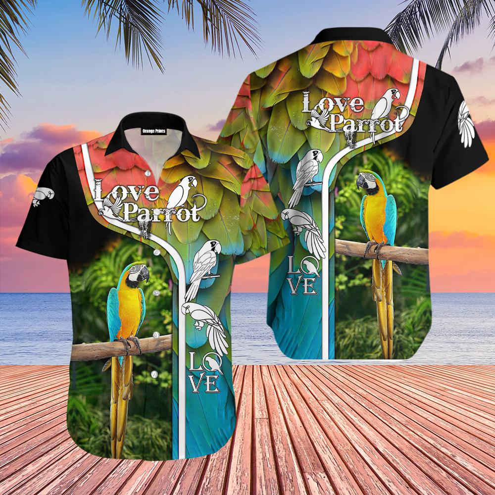 Love Parrot Hawaiian Shirt | For Men & Women | WT5779