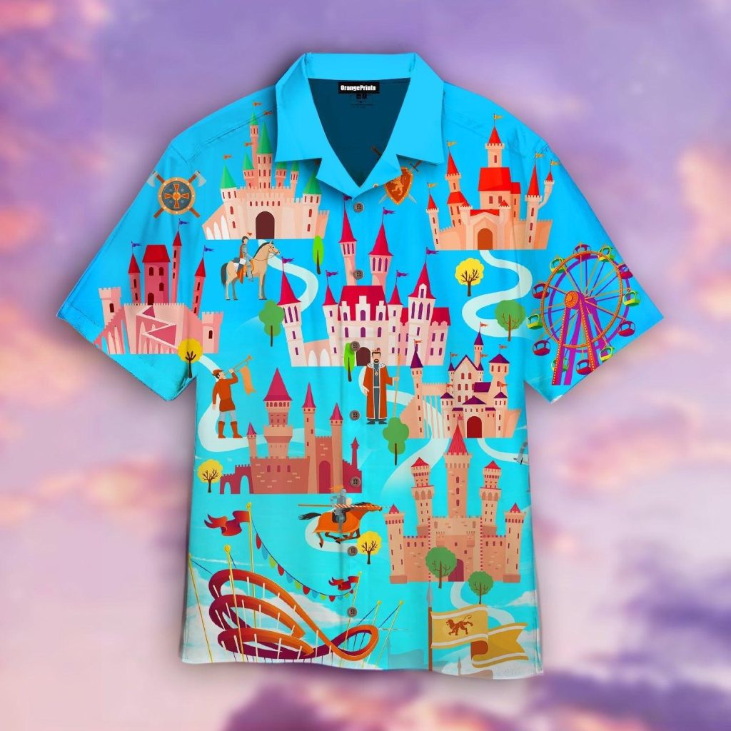 Magic Kingdom Blue Hawaiian Shirt | For Men & Women | WT1875