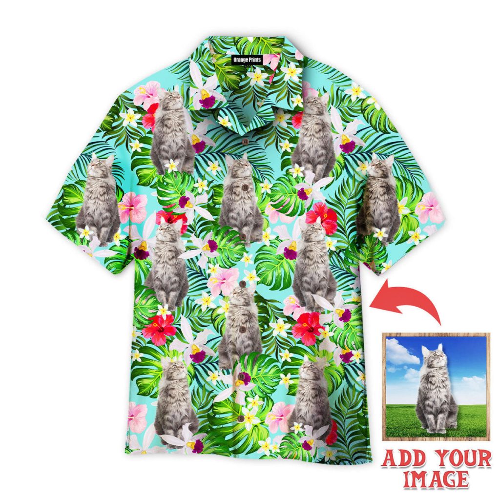 Maine Coon I Know I'm Just A Cat But Floral Tropical Custom Hawaiian Shirt | For Men & Women | HWP1081