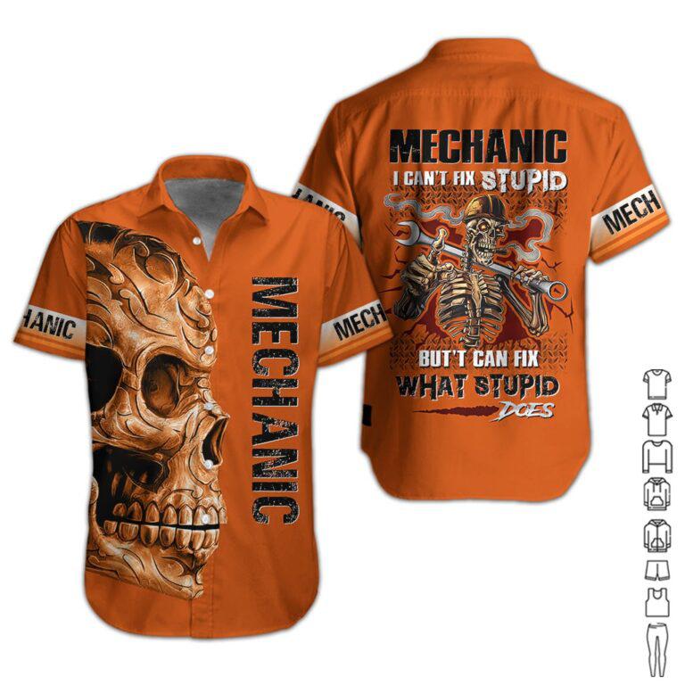Mechanic Hawaiian Shirt | For Men & Women | HL1606