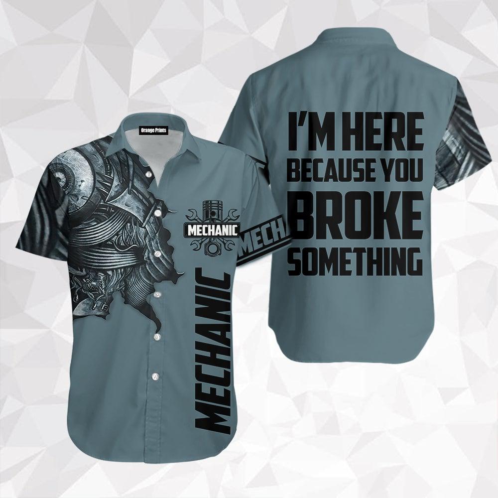 Mechanic Hawaiian Shirt | For Men & Women | WT5098