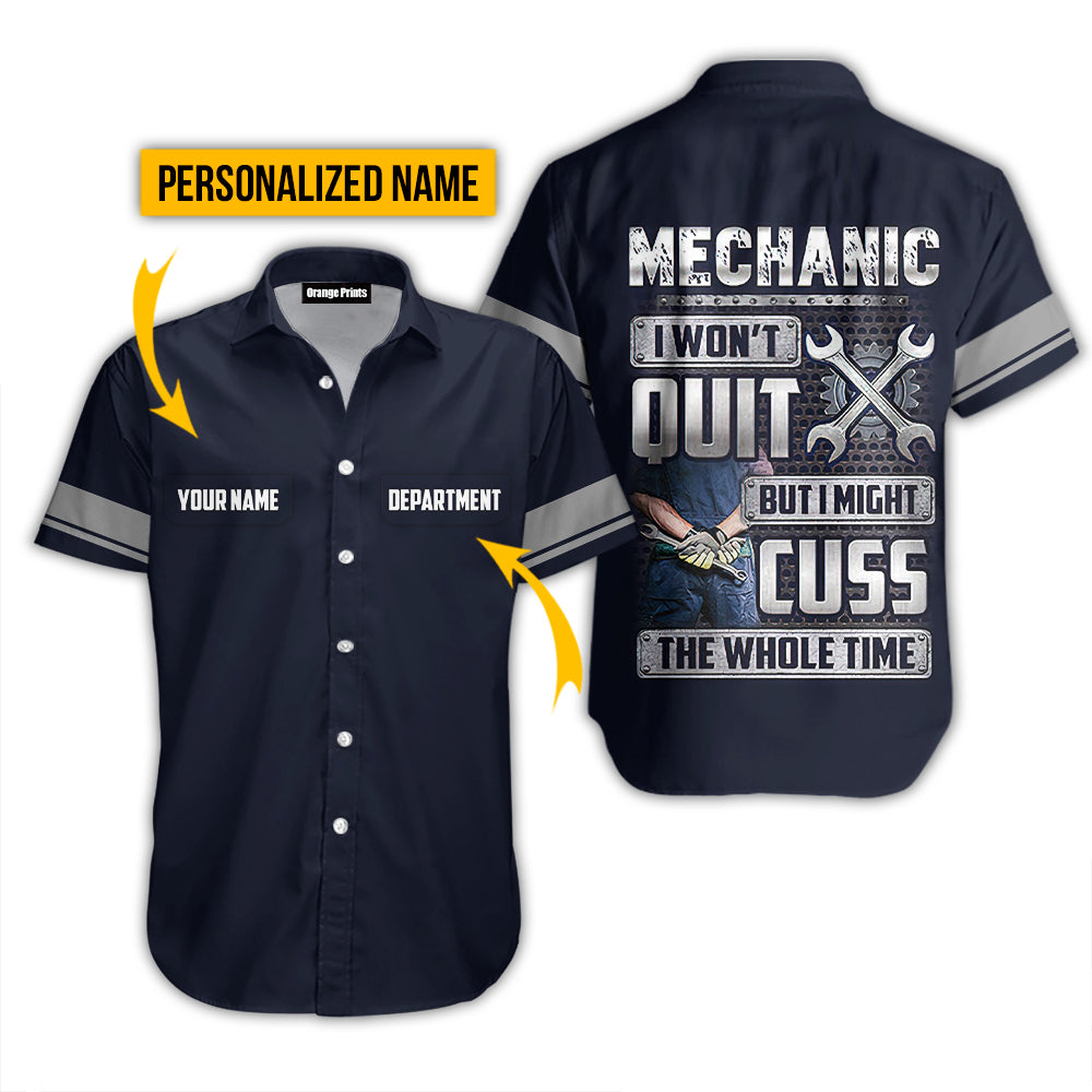 Mechanic Style Custom Hawaiian Shirt | For Men & Women | HN3222