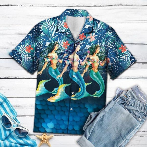 Mermaid Hawaiian Shirt | For Men & Women | HW5571