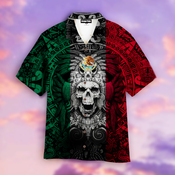 Mexican Aztec Warrior Hawaiian Shirt | For Men & Women | WT5405