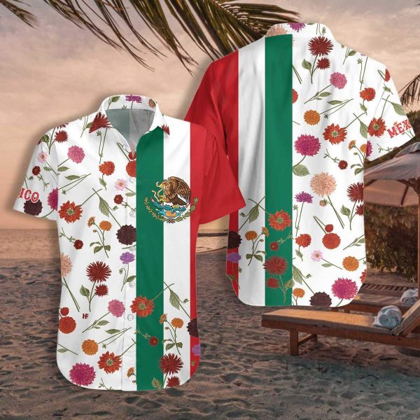 Mexico Dahlias Hawaiian Shirt | For Men & Women | HW6928