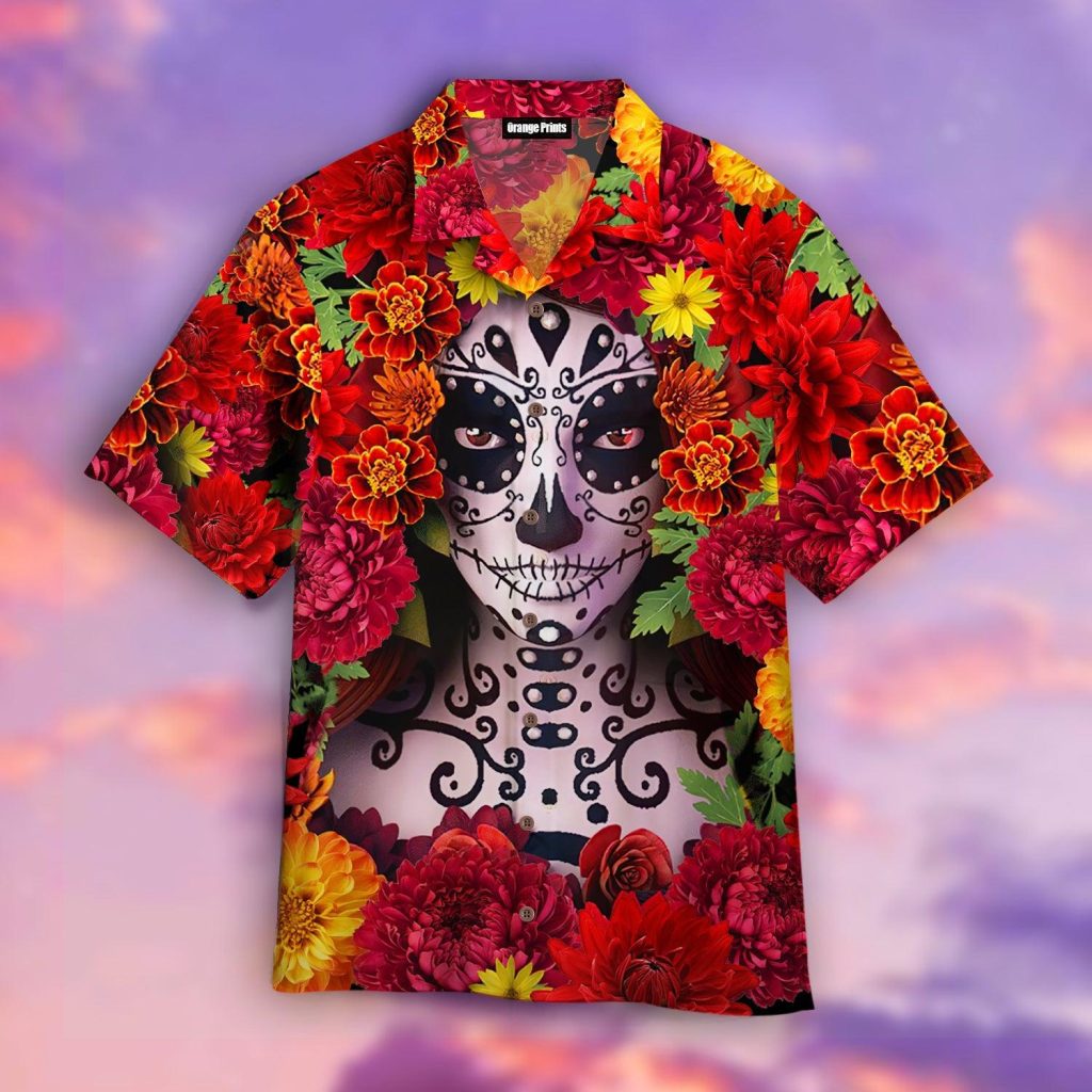 Mexico Day Of The Dead Hawaiian Shirt | For Men & Women | WT5183