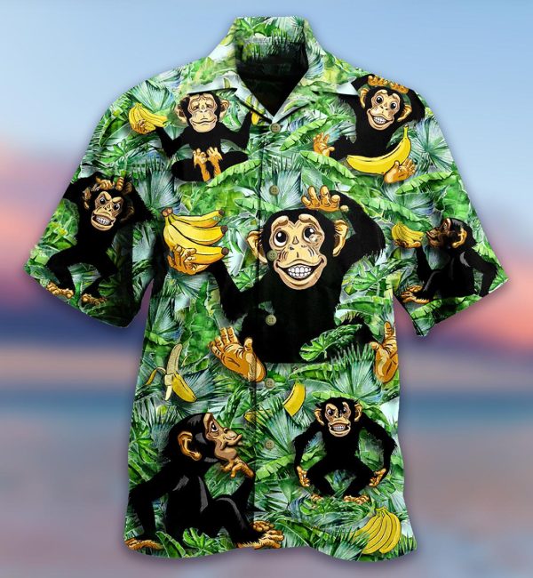 Monkey Loves Banana Hawaiian Shirt | For Men & Women | HW7152