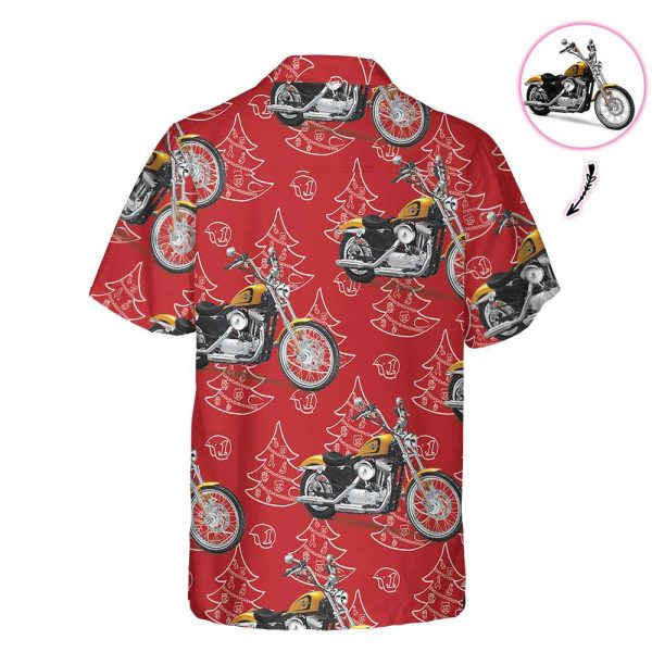 Motorcycle Christmas Custom Hawaiian Shirt | For Men & Women | HWP1016
