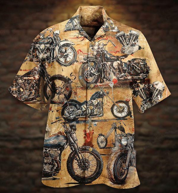 Motorcycle Ride And Live Today Hawaiian Shirt | For Men & Women | HL2685