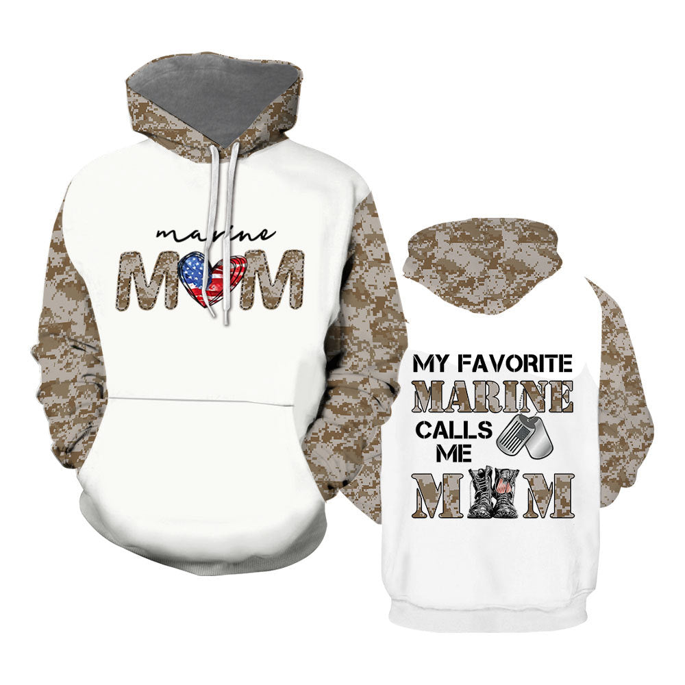 My Favorite Marine Calls Me Mom All Over Print | For Men & Women | HO7620