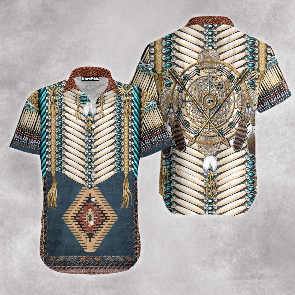 Native American Pattern Hawaiian Shirt | For Men & Women | WT6087