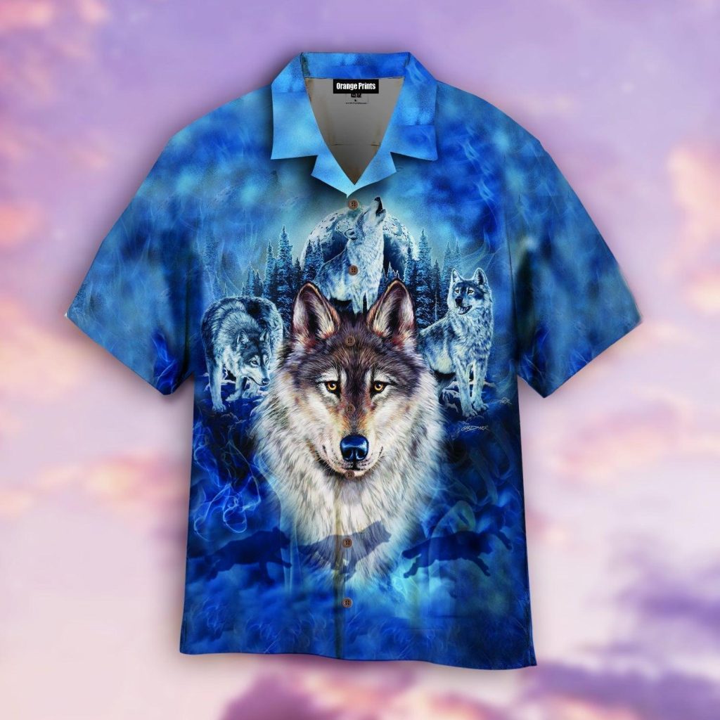 Native Wolf Hawaiian Shirt | For Men & Women | WT5165